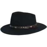 Sorte Scippis Cowboy hatte i Læder Størrelse XL 59 cm til Herrer 