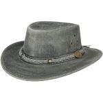 Scippis - Leather hat Williams - Black, L/59-60cm