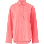 Pinke Second female Økologiske Bæredygtige Langærmede skjorter i Bomuld Størrelse XL til Damer på udsalg 