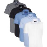 Seidensticker Bæredygtige Kortærmede skjorter i Poplin med Øko-Tex Kent krave med korte ærmer Størrelse XL til Herrer 