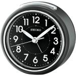 Seiko Analog Clock Black Plastic QHE125K