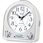 Seiko Alarm Clock Analogue Unisex White QHP003 W