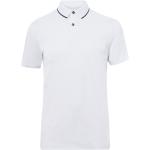 Hvide Selected Homme Økologiske Bæredygtige Kortærmede polo shirts i Bomuld med korte ærmer Størrelse XL til Herrer 