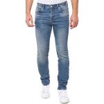 Blå Casual 33 Bredde Selected Homme Straight leg jeans i Læder Størrelse XL 