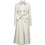 Hvide Semicouture Trench coats i Uld Størrelse XXL til Damer 