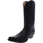 Sorte Klassiske Sendra Boots Cowboystøvler til Damer på udsalg 