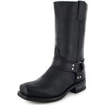 Sendra Boots 9809 Biker Boot With Thinsulate Insulation (Available in Multiple Colours) - black - 37 eu
