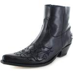 Sorte Sendra Boots Læderstøvler i Læder Størrelse 46 til Herrer 