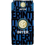 Sengetøj 140x200 cm - FC Inter Milan sengesæt - Fodbold sengetøj i 100% bomuld