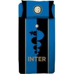 Sengetøj 140x200 cm - FC Inter sengesæt - Fodbold sengetøj i 100% bomuld