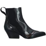 Sorte SERGIO ROSSI Læderstøvler i Læder blokhæle med spidse skosnuder Størrelse 40 til Damer 