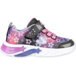 Pinke Skechers Sneakers med velcro i Mesh med Glitter Med velcro Størrelse 27 LED til Piger på udsalg 