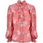 Pinke Gucci Langærmede skjorter i Silke Med lange ærmer Størrelse XL til Damer på udsalg 