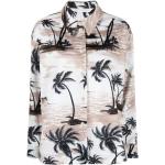 Beige Palm Angels Hawaiiskjorter Størrelse XL til Damer 