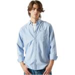 Blå MINIMUM Økologiske Bæredygtige Oxford skjorter i Bomuld Størrelse XL til Herrer på udsalg 