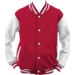 Hvide Retro Shirt Instyle College jakker Størrelse XL med Striber 