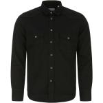 Sorte PT Torino Denim skjorter i Denim Størrelse XL til Herrer på udsalg 