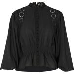 Sorte Skjortebluser i Polyester Størrelse XL til Damer på udsalg 
