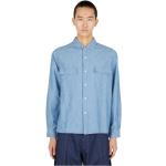 Blå LEVI'S Denim skjorter i Denim Størrelse XL til Herrer på udsalg 