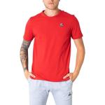 Røde Le Coq sportif Efterårs T-shirts med tryk i Bomuld Størrelse XXL til Herrer på udsalg 