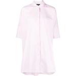 Pinke Jejia Kortærmede skjorter i Bomuld med korte ærmer Størrelse XL til Damer på udsalg 