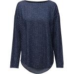 Blå Signal Langærmede skjorter i Viskose Med lange ærmer Størrelse XL 