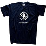 Blå Suicide Squad Shirtzshop T-shirts med rund hals i Bomuld Størrelse XL til Herrer 