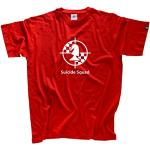 Røde Suicide Squad Shirtzshop T-shirts med rund hals i Bomuld Størrelse XXL til Herrer 