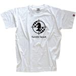 Hvide Suicide Squad Shirtzshop T-shirts med rund hals i Bomuld Størrelse 3 XL til Herrer 