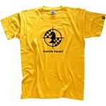 Shirtzshop Men's T-Shirt Suicide Squad Schach Chess, yellow