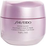 Shiseido White Lucent Overnight Cream And Mask Beauty Women Skin Care Face Moisturizers Night Cream Nude Shiseido