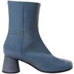 Blå HALMANERA Ankelstøvler i Laklæder Med lynlåse Størrelse 36 Skridsikre til Damer på udsalg 
