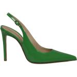 Grønne ROBERTO FESTA Slingback pumps i Læder Stilethæle med spidse skosnuder Hælhøjde over 9 cm Størrelse 40 til Damer på udsalg 