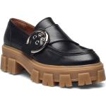 Shoes A3042 Loafers Flade Sko Sort Billi Bi