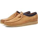 Beige Clarks Business sko i Nubuck Størrelse 45 Vandafvisende til Herrer på udsalg 