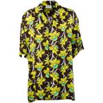 Gule P.A.R.O.S.H. Kortærmede skjorter med korte ærmer Størrelse XL med Blomstermønster til Damer på udsalg 