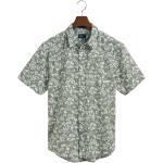 Grønne Gant Kortærmede skjorter i Bomuld med korte ærmer Størrelse XXL med Blomstermønster til Herrer 