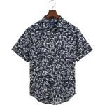 Blå Gant Kortærmede skjorter i Bomuld med korte ærmer Størrelse XL med Blomstermønster til Herrer 