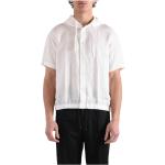 Hvide Armani Emporio Armani Kortærmede skjorter med korte ærmer Størrelse XL til Herrer på udsalg 