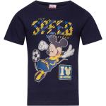 Blå Andeby Mickey Mouse Kortærmede t-shirts med korte ærmer Størrelse XL 