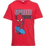 Røde Spiderman Kortærmede t-shirts med korte ærmer Størrelse XL 