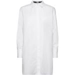 Hvide Karl Lagerfeld Langærmede skjorter Med lange ærmer Størrelse XL til Damer 
