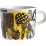 Siirtolapuutarha Coffee Cup 2Dl Home Tableware Cups & Mugs Coffee Cups Yellow Marimekko Home
