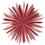 SIRIUS julestjerne diameter 60 cm Rød