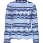 Siv Cardigan Tops Knitwear Cardigans Blue Jumperfabriken