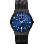 Skagen Men's Analogue Quartz Watch, 2t Blue/Black - Grenen