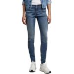 Blå G-Star Skinny jeans Størrelse XL til Damer på udsalg 