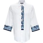 Hvide Dolce & Gabbana Kortærmede skjorter med korte ærmer Størrelse XL med Prikker til Herrer på udsalg 