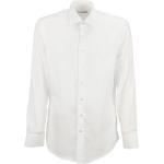 Hvide Etro Sommer Langærmede skjorter i Bomuld Med lange ærmer Størrelse XL til Herrer på udsalg 