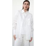 Hvide Langærmede skjorter i Bomuld Med lange ærmer Størrelse XL til Damer 